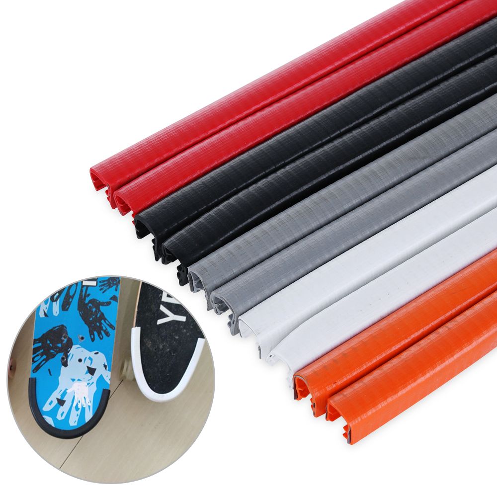 Bump Longboard Dance Board Fashion U Channel Design Skateboards Protector Skateboard Deck Guards Crash Rubber Strip