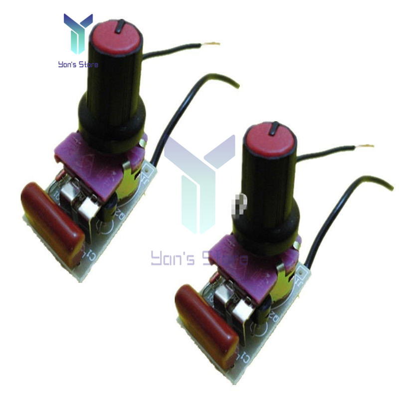 220V 100W Dimmer Modul mit Potentiometer Schalter Geschwindigkeit Regulierung Modul Neue LED Treiber Decoder DIY Kit Komponenten für Arduino