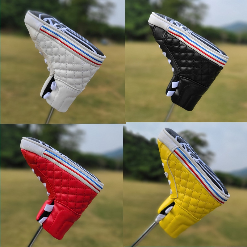 Sapato estilo PU Golf Club Head Cover, Golf Blade Putter Cover, 4 cores, Unisex, 2021