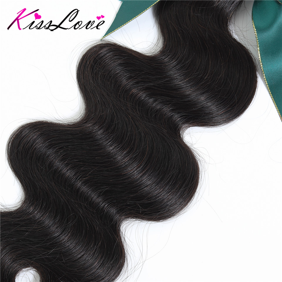 Extensiones de cabello indio ondulado, mechones de cabello humano Remy, 1/3 piezas