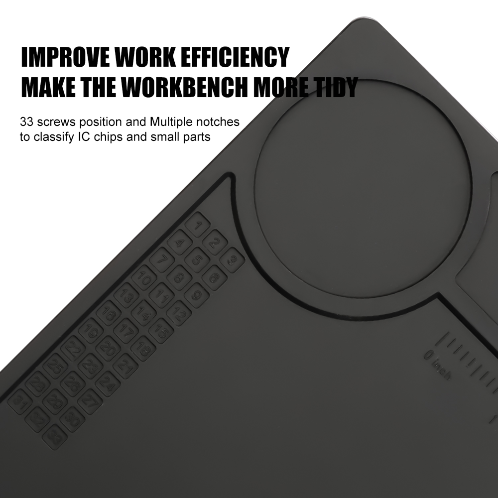 Cách Nhiệt Miếng Lót ESD Hàn Làm Việc Thảm Từ Matxa Silicon Sửa Chữa Nhiệt Nền Tảng Cho BGA Bộ Hàn