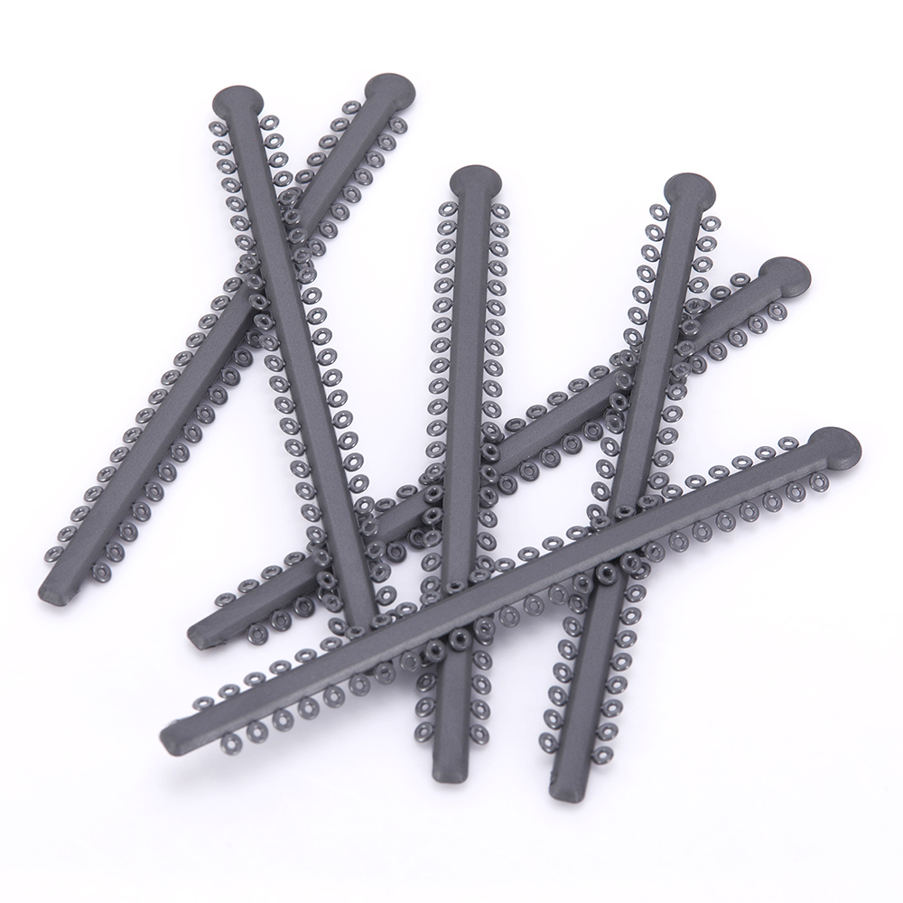 AZDENT 1000 タイ = 20 スティック歯科矯正弾性結紮タイブラケットブレース矯正治療用のカラフルなバンド