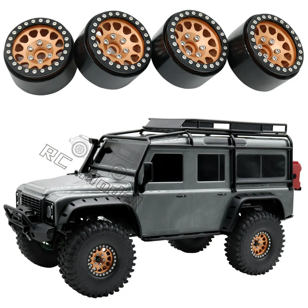โลหะ 1.9 Beadlock ล้อสําหรับ 1/10 Hsp Redcat Rc4wd WRAITH Tamiya Axial SCX10 D90 HPI RC รถอะไหล่