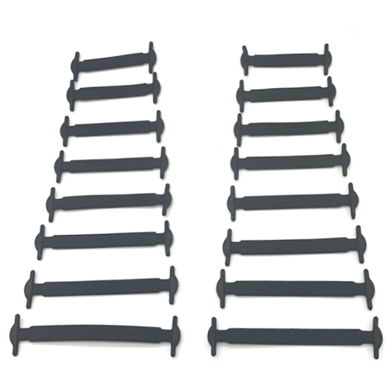 16 Cái/lốc Silicone Mềm Dẻo Dây Giày Đặc Biệt Không Buộc Dây Giày Phối Ren Trẻ Em Người Lớn Giày Nhanh Giày Ren Nữ Phối Ren Cao Su