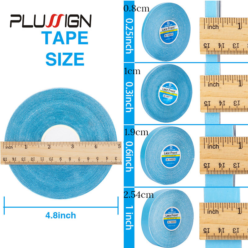 36 Yards/Roll  Hair System Tape For Hair Extensions No Shine Bonding Double-Sided Lace Front Wig Tape Adhesive Replace Tape