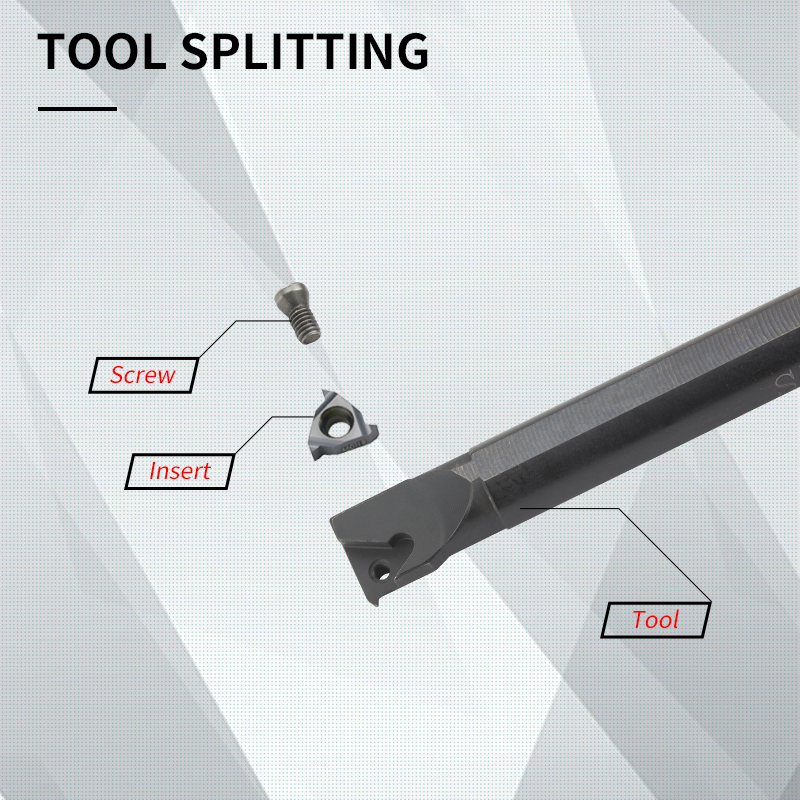 SNR0013M16 SNR0016Q16 SNR0020R16 SNR0025S16 CNC Internal Thread Turning Tool rod 16IR/NR Inserts Lathe SNR Holder