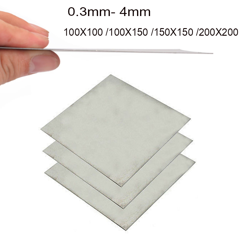 1pc Titan Blatt Titan Titan Ti Legierung GR2 Ti Blatt Platte 0,3mm-4mm Ti Titan Platte Blatt 100X100/100X150/150X150/200X200