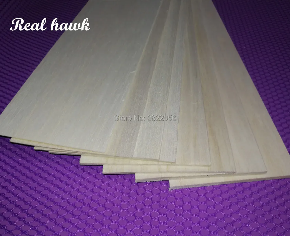 10 Chiếc 600x100x0.75/1/1.5/2/2.5/3/4/5Mm AAA + Tặng Mẫu Gỗ Balsa Tờ Cho DIY RC Mô Hình Máy Bay Gỗ thuyền Chất Liệu