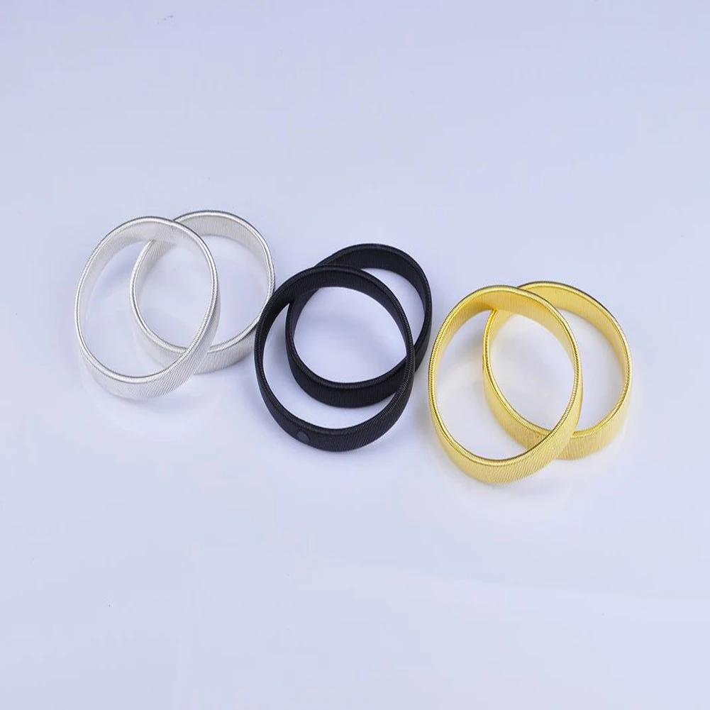 Ligas de manga de Metal elásticas Unisex para hombre, banda para el brazo elástica, soporte para manga de camisa, 1 ud.