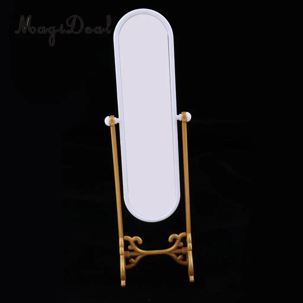 1/6 Quy Mô Nhà Búp Bê Mini Búp Bê Lắp Ghép Phòng Thay Đồ Gương Mẫu Chơi Bộ Cho Búp Bê Phụ Kiện Nội Thất Trang Trí