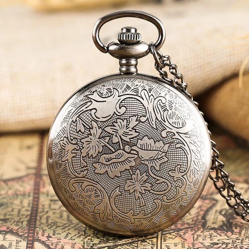 3 Loại Retro Bạch Tuộc Rỗng Bao Thạch Anh Đồng Hồ Bỏ Túi Vàng Đồng Mặt Vòng Cổ Đồng Hồ Handmade Lưu Niệm Quà Tặng Dành Cho Nam Nữ Reloj