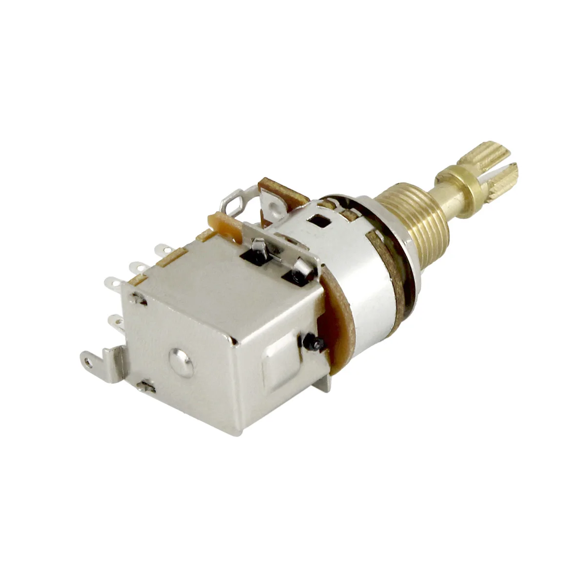FLEOR 1 Đàn Guitar Chiết Áp Đẩy Đẩy Chiết Áp A250K / B250K / A500K / B500K Đồng Dài Chia Trục (không Dây Kéo Nữa)