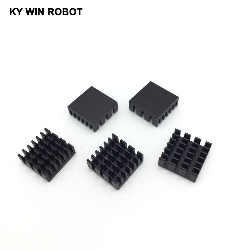 5 teile/los Aluminium Kühlung kühlkörper 14x14x6MM Schwarz Chipsatz RAM Kühlkörper Heizkörper routing katze gewidmet chip
