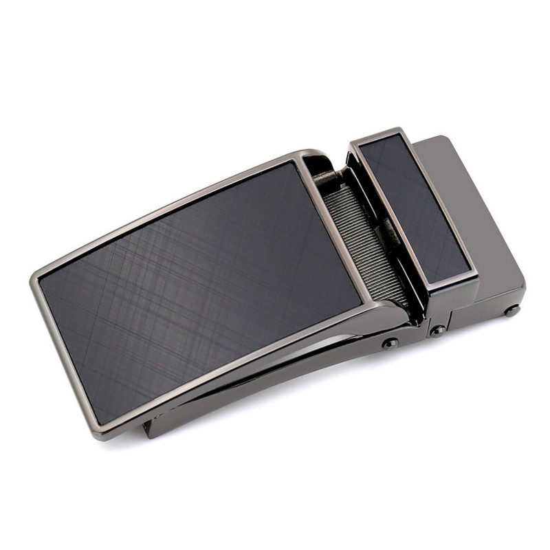 Echter Herren-Gürtelkopf, Gürtelschnalle, Freizeit-Gürtelkopf, Business-Zubehör, automatische Schnalle, Breite 3,1 cm, Luxusmode LY155-0132