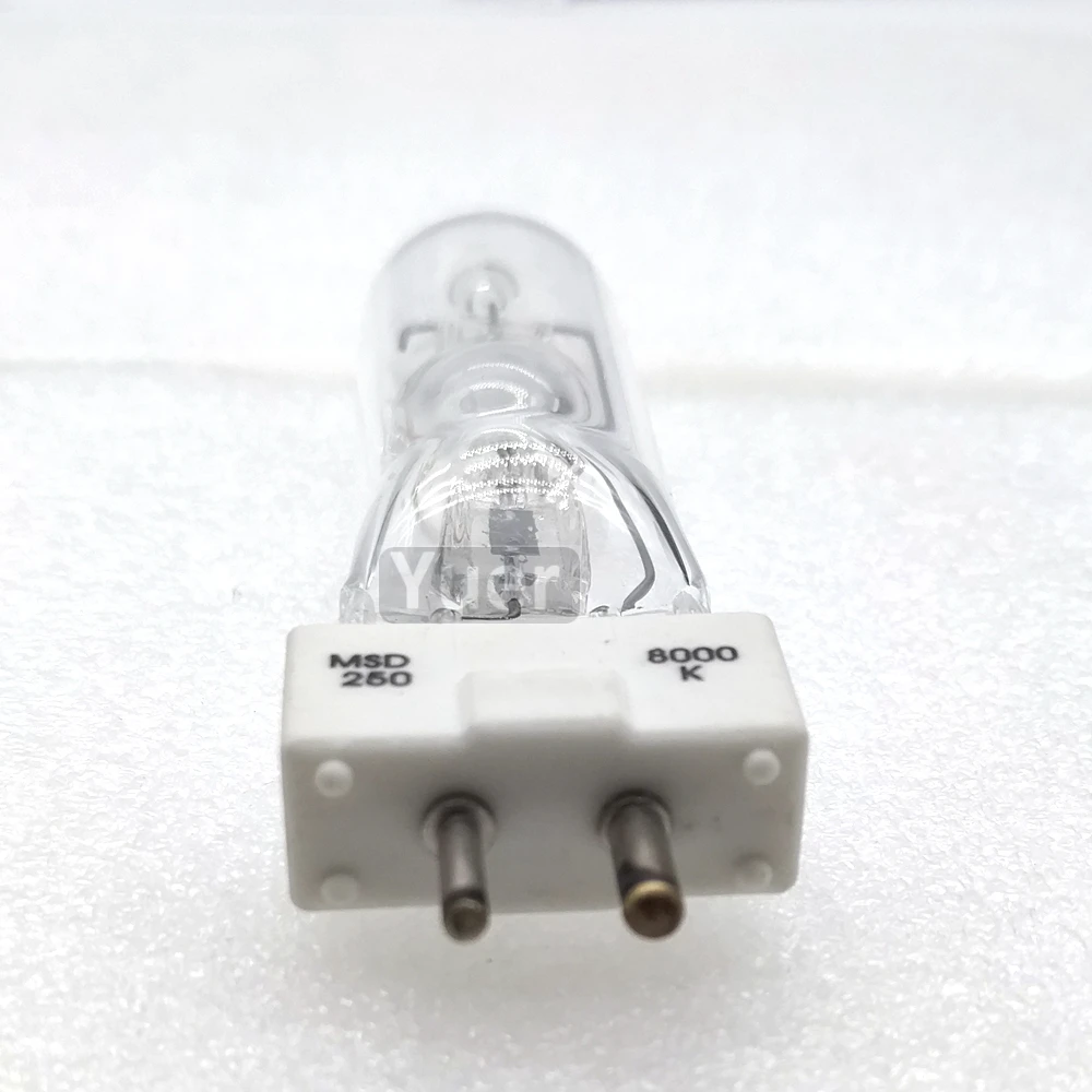 แสงเวทีโคมไฟ MSD 250/2 MSD250W วัตต์90V MSR หลอดไฟ NSD 250W 8000K โลหะหลอดฮาโลเจน Disco DJ ไฟ LED หลอดไฟหน้า