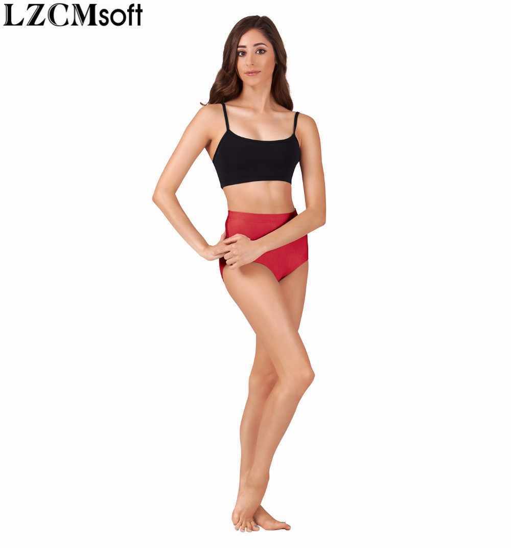 LZCMsoft Frauen Spandex Dance Shorts Schwarz Ballett Workout Übung Shorts Dance Böden Tänzerin Mädchen