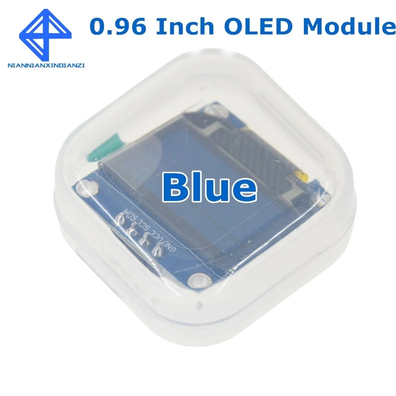 Azul branco cor 128x64 amarelo azul oled lcd módulo de exibição led para arduino 0.96 polegada i2c iic serial novo original