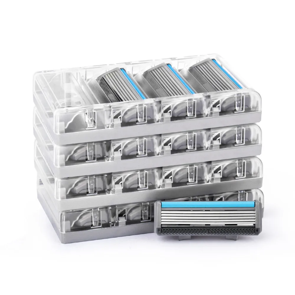 Qshave Đen Người Nhện Spider Man Dao Cạo Râu Đức X5 Lưỡi Dao Với Tông Đơ Cắt Lưỡi Dao, 4 & 8 & 16 Hộp Mực Lựa Chọn