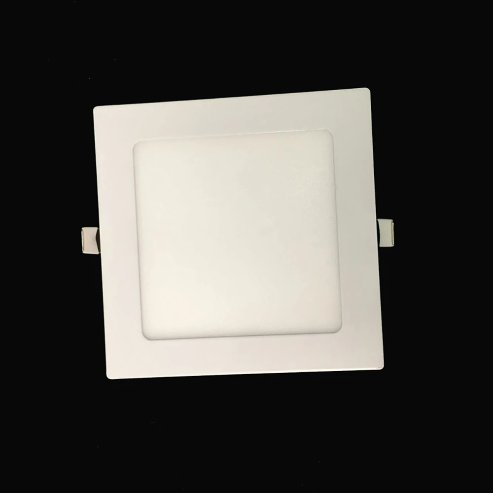 Siêu Mỏng Đèn Led Panel Âm Trần 3W 6W 9W 12W15W 18W Tròn/Vuông Đèn LED Ốp Trần Đèn đèn AC85-265V Đèn Led Panel Âm Trần Đèn
