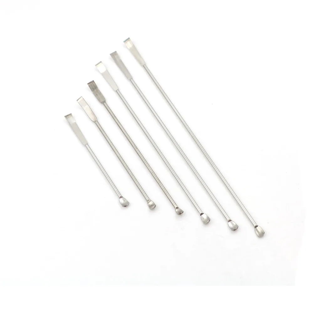 10Cm-22Cm Dược Phòng Sử Dụng Thép Không Gỉ Thuốc Muỗng Thìa Đũa Xẻng Đầu Thí Nghiệm