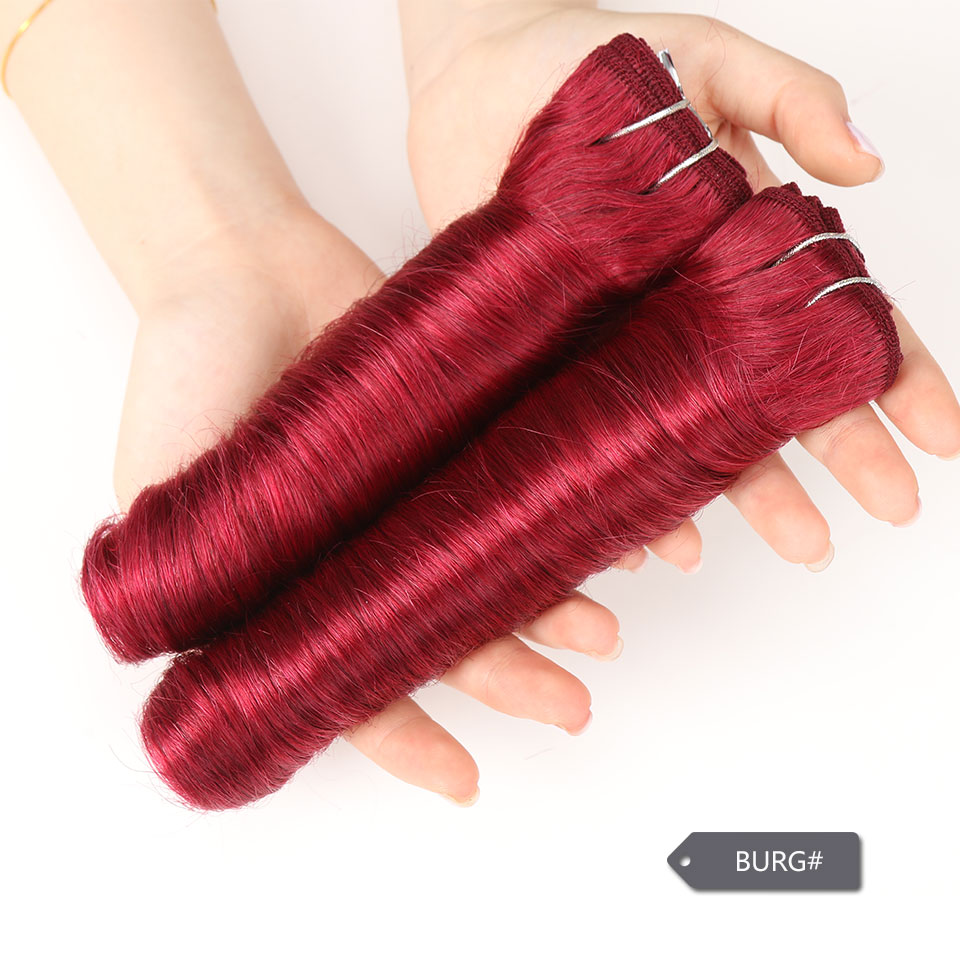 SLEEK Remy ผมธรรมชาติ Hollywood Loose WAVE บราซิลผมสานข้อเสนอ Ombre สีน้ำตาล P6/27 P4/27 จัดส่งฟรี