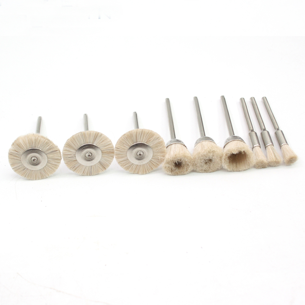 fake wool brush roller polishing wheel  wool polisher soft brush polishing roller for dremel rotary tool
