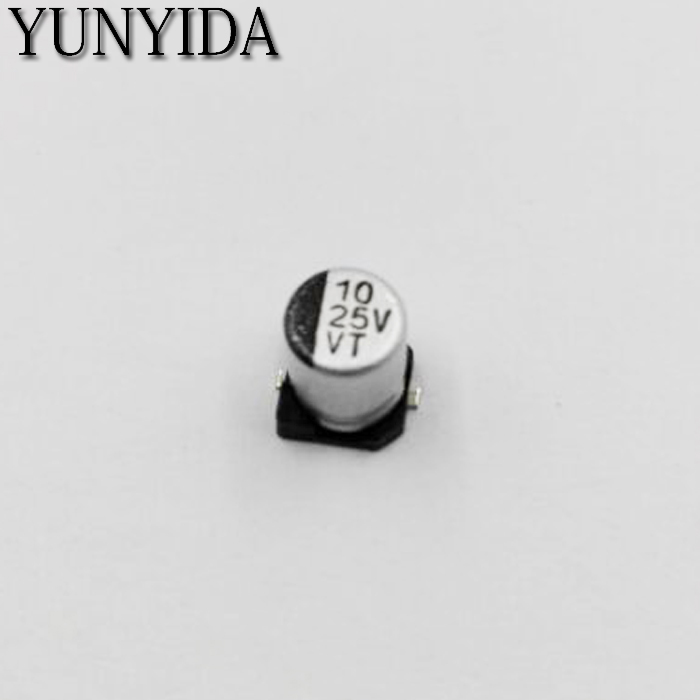 20 piezas SMD 50V 35V 25V 16V 10V 100UF 220UF 47UF 33UF 22UF 10UF 4,7UF 2,2UF 1UF condensador electrolítico de aluminio