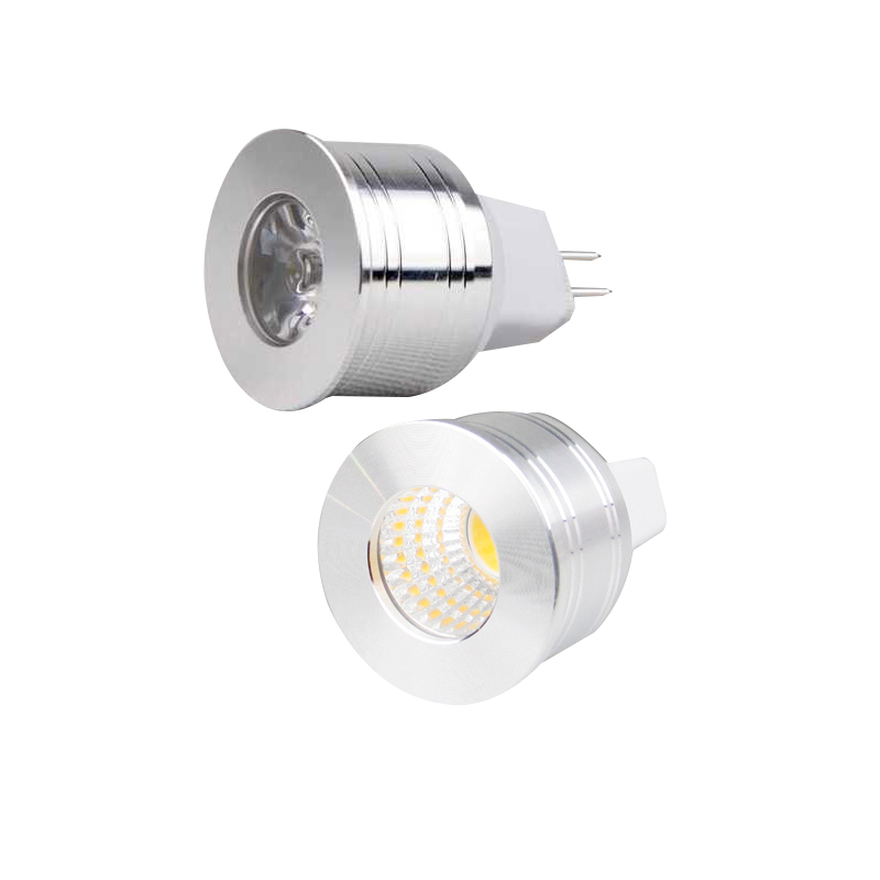 1 W 3 W LED-Glühbirne MR16 12 V dimmbar 35 mm Mini-Strahlerlampe GU5.3 GU10 E27 COB-Lampen 220 V 110 V