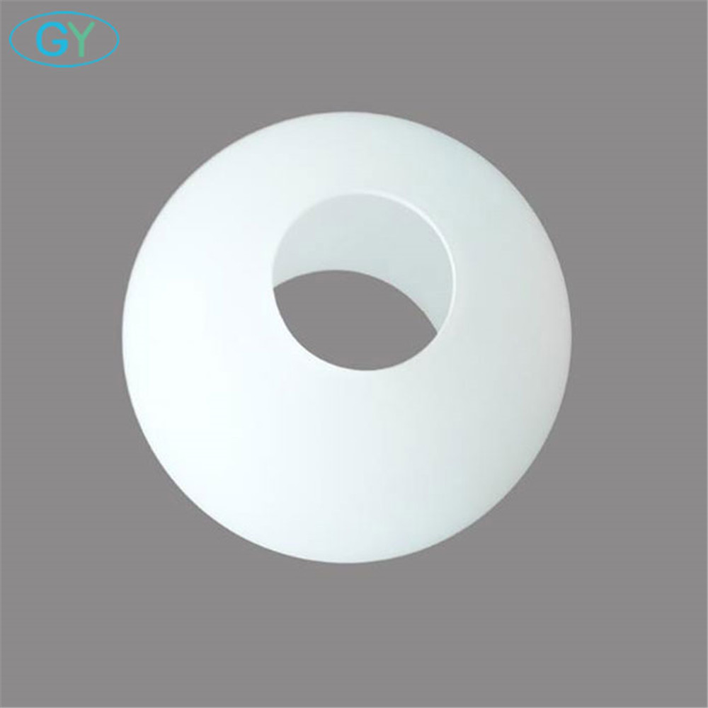 D4cm D3cm Öffnung Weißer Globus Glas Lampenschirm E27 E14 Milchglas Lampenschirm Ersatzteil Beleuchtungszubehör für Kronleuchter