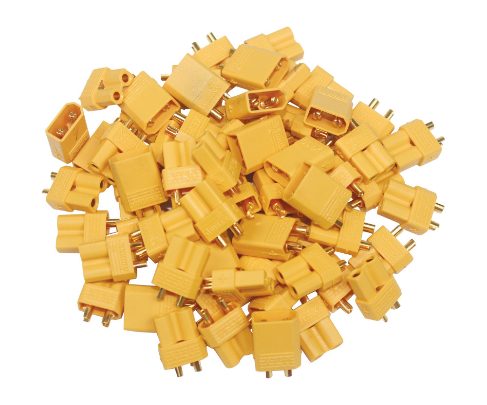 10 шт., Amass XT30U, Штекерный разъем, обновленный XT30 для RC FPV Lipo Battery RC Quadcopter (5 пар)