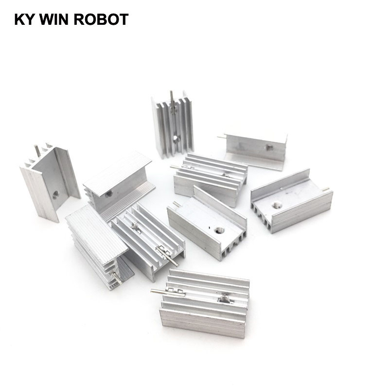 10 шт., алюминиевый радиатор для охлаждения 220, 25 х15х11 мм