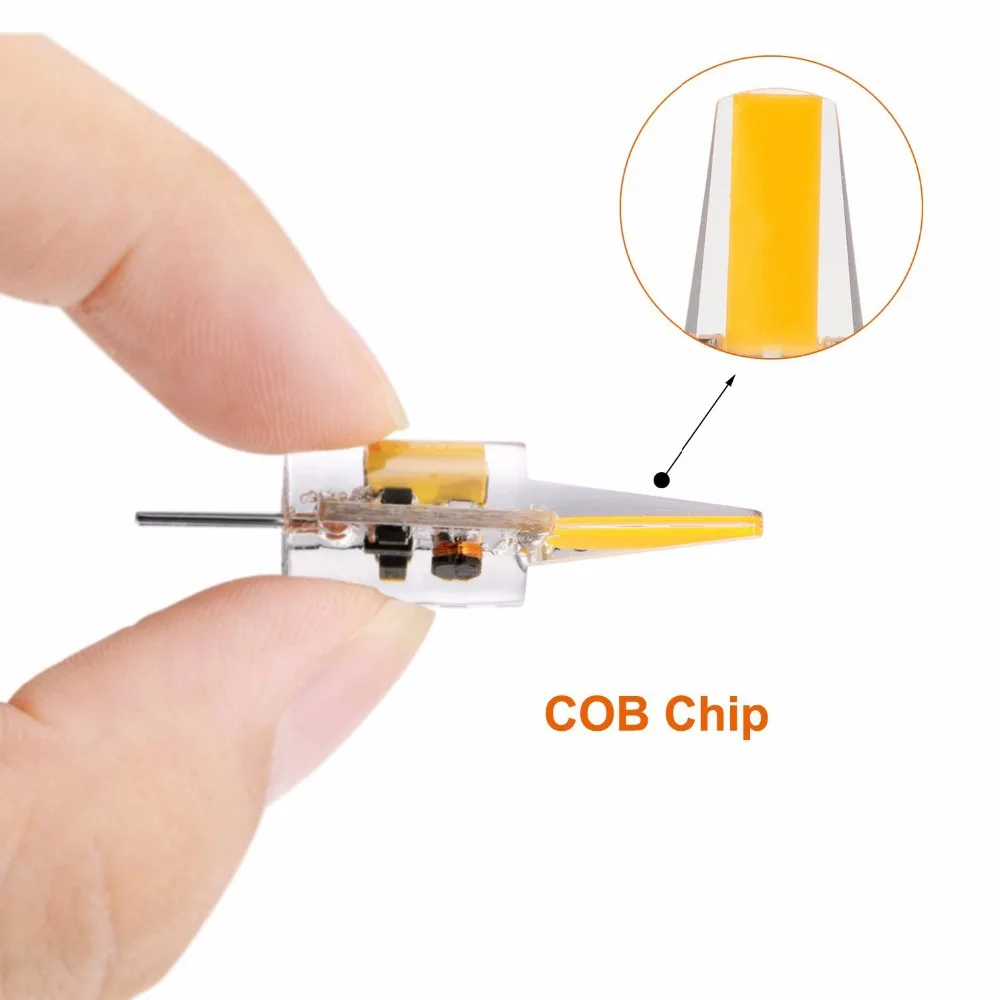 Nuova lampada LED G4 G9 3W 6W 9W COB Lampadina LED E14 AC DC 12V 220V Lampada LED G9 COB 360 Fascio Lampada G4 COB Luci Sostituisci alogene