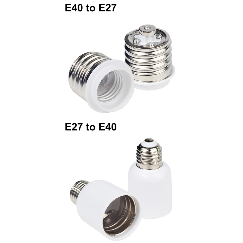 Bulb Chuyển Đổi E27 Nam để E12 E14 E40 B22 MR16 G4 G9 GU10 Nữ Đèn Bóng Đèn Ổ Cắm Cơ Sở Cho Trong Nhà Bóng Đèn Chiếu Sáng Mở Rộng Adapter