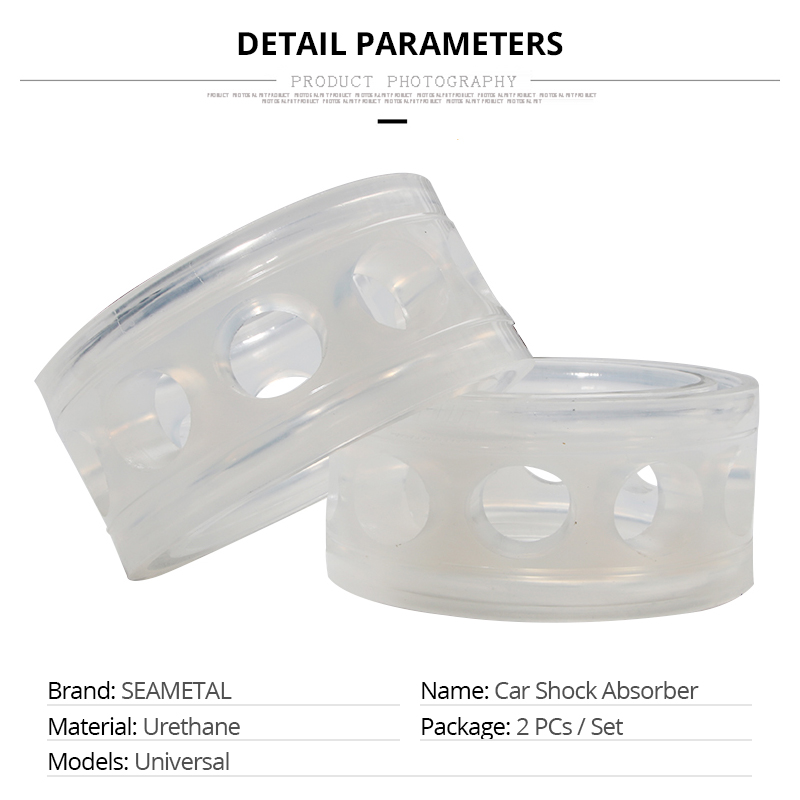 SEAMETAL 2Pcs Car Shock Absorber Auto Spring Bumper Coil Urethane Car Buffers Rubber Buffer For Cars Spring Buffering Cushion