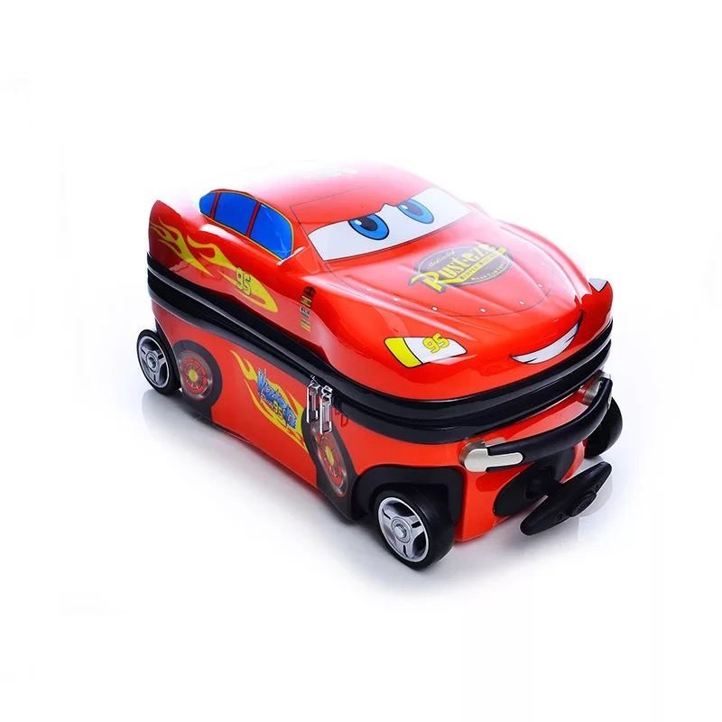 อะนิเมะSupercarเด็กสาวของเล่นรถเข็นกระเป๋าเดินทางเด็กน่ารักการ์ตูนกระเป๋าเดินทางกระเป๋าล้อกระเป๋าเดินทางเด็กกระเป๋าเดินทาง