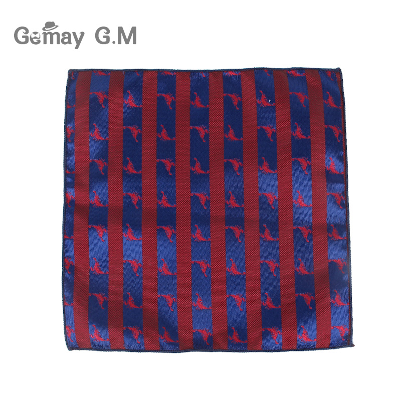 Карманный квадратный мужской платок с мультяшным рисунком