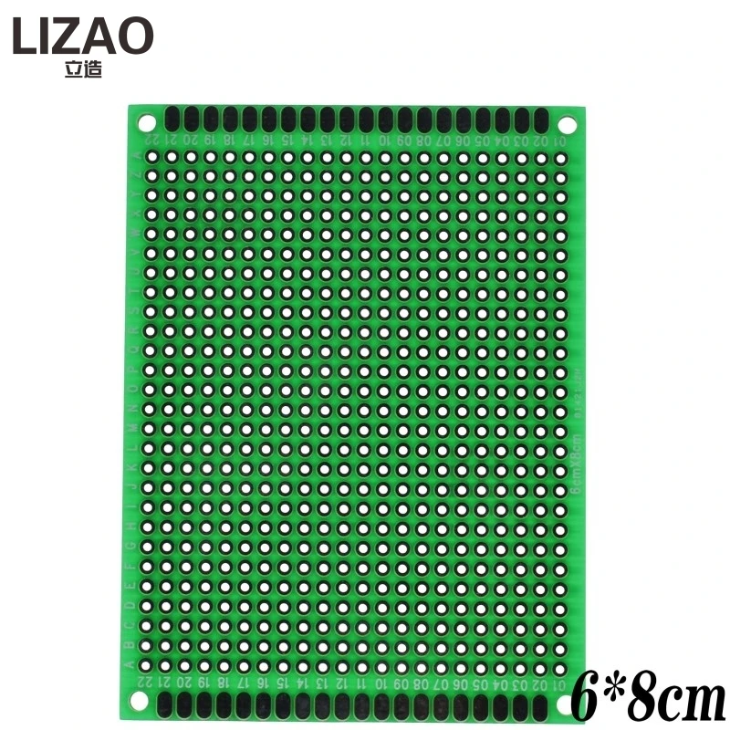 9x15 8x12 7x9 6x8 5x7 4x6 3x7 2x8 cm Đôi Side Prototype Phổ Quát Tự Làm Mạch In PCB Đối Mặt Với Protoboard Đối Với Arduino