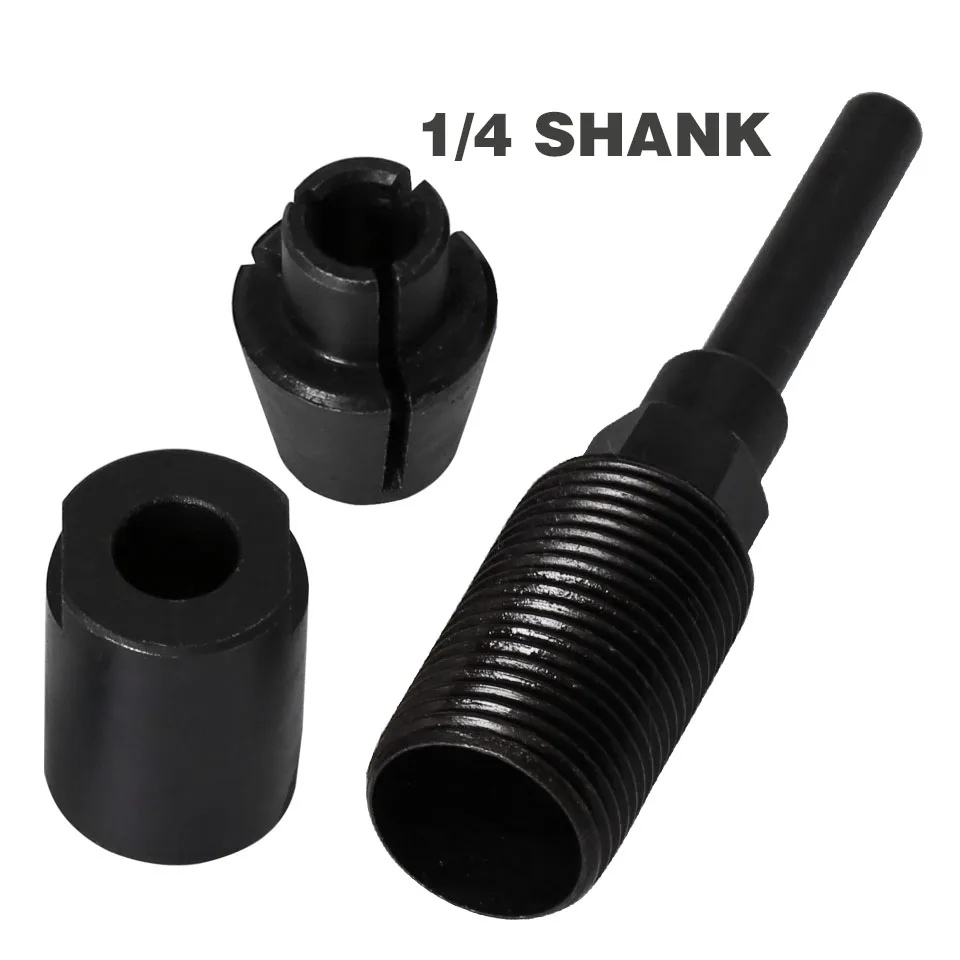 1PC 1/4" 8mm 12mm 1/2"Shank high quality bits Router Collet Extension Engraving machine extension rod