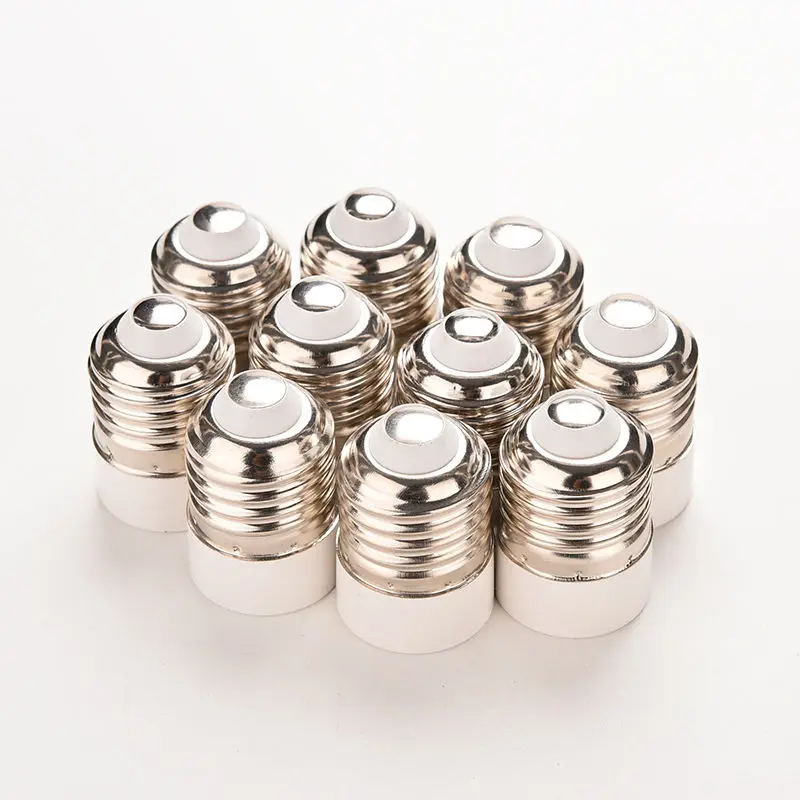 5 unids/lote E27 a E14 portalámparas convertidor enchufe conversión bombilla tipo Base adaptador portalámparas convertidores ignífugos