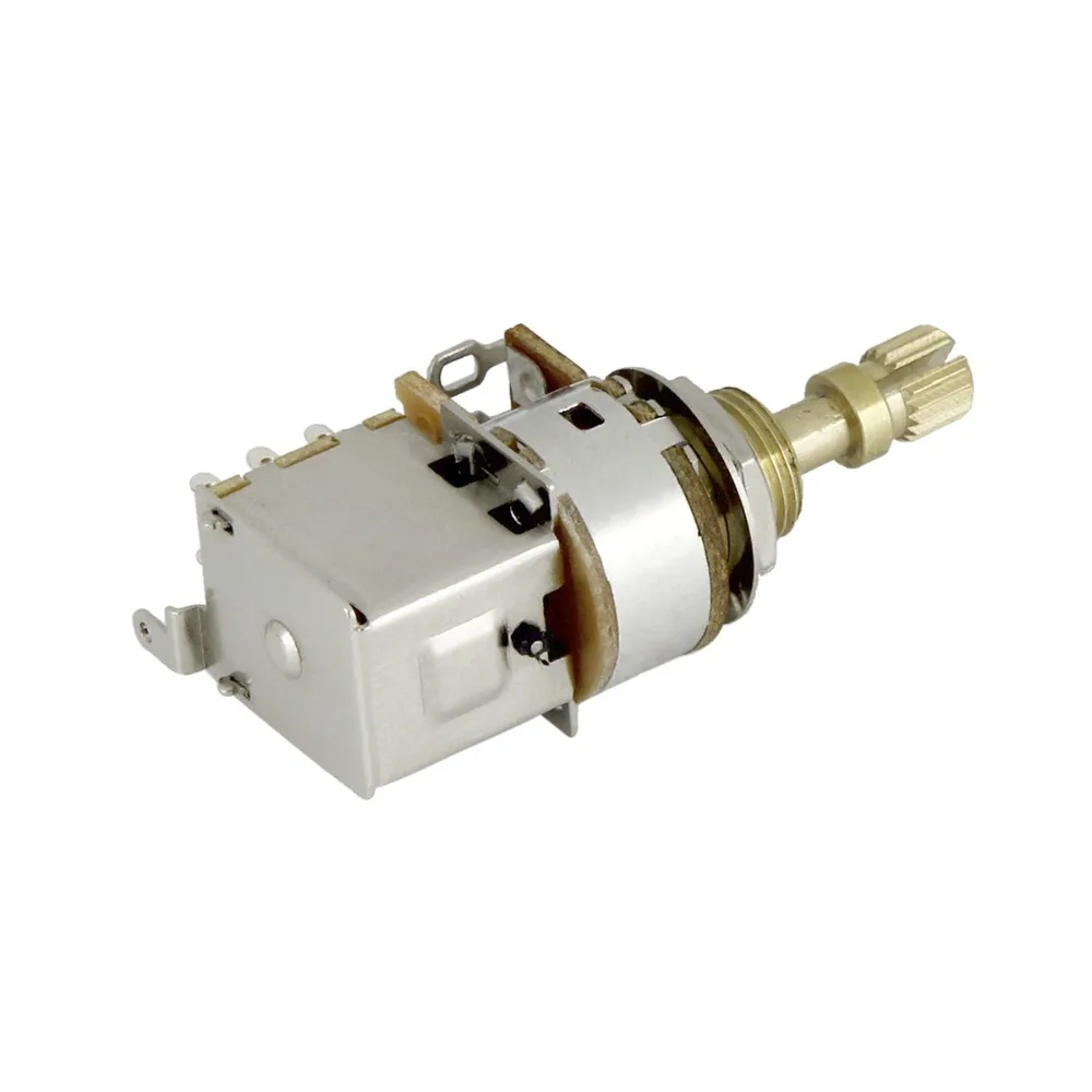 FLEOR 1 Đàn Guitar Chiết Áp Đẩy Đẩy Chiết Áp A250K / B250K /A500K/B500K Đồng Ngắn Chia Trục (không Kéo Nữa)