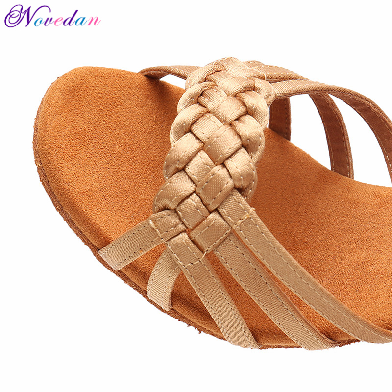 Neue Rot Weiß Frauen Latin Dance Schuhe Ballsaal Tango Damen Mädchen Weiche Sohle Satin Salsa Tanzen Schuhe Für Frauen Grils
