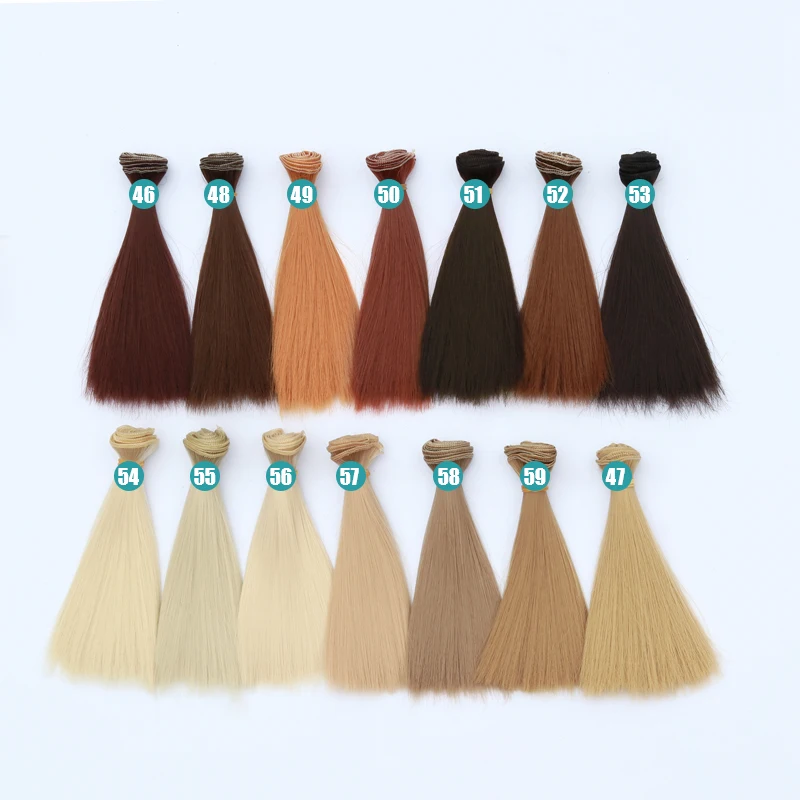 Msiredoll BJD Tóc Giả 15*100 CM hoặc 20*100 CM hoặc 25*100 CM tóc búp bê dành cho 1/3 1/4 1/6 tóc thẳng tóc búp bê BJD tóc giả tự Miễn Phí vận chuyển