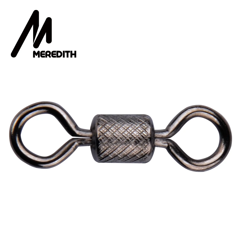 Meredith 50 Cái/lốc Câu Cá Xoay Vòng Bi Xoay Với An Toàn Ốp Vòng Kim Lăn Xoay Dành Cho Cá Chép Phụ Kiện Câu Cá