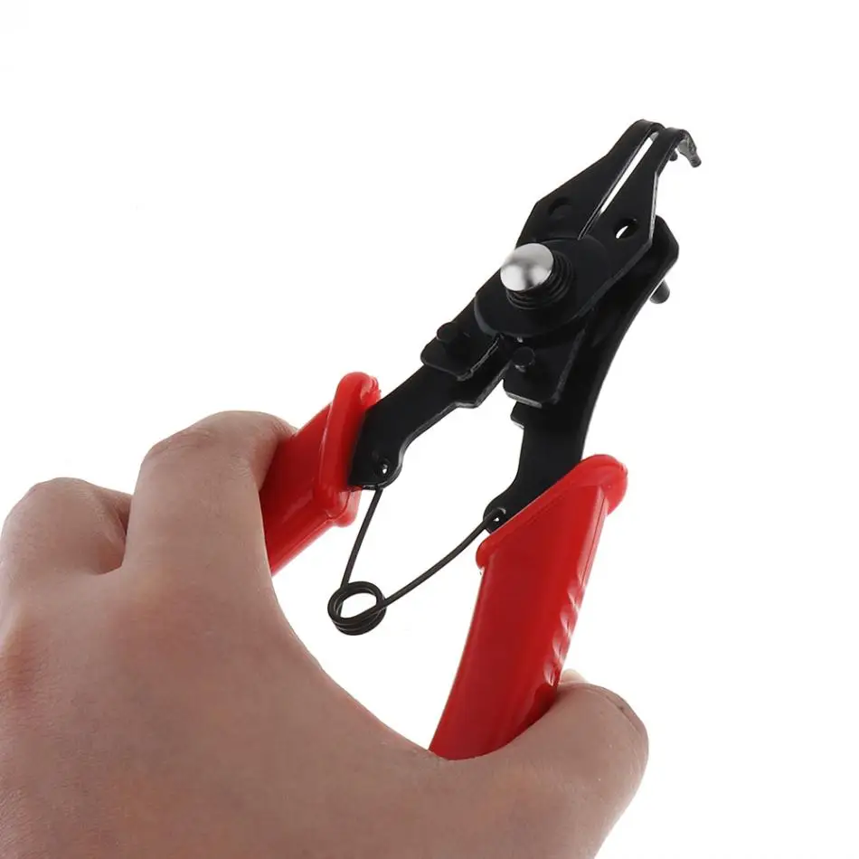Juego de alicates multifuncionales 4 en 1 para anillos, herramientas manuales para quitar anillos, abrazadera recta curva externa interna