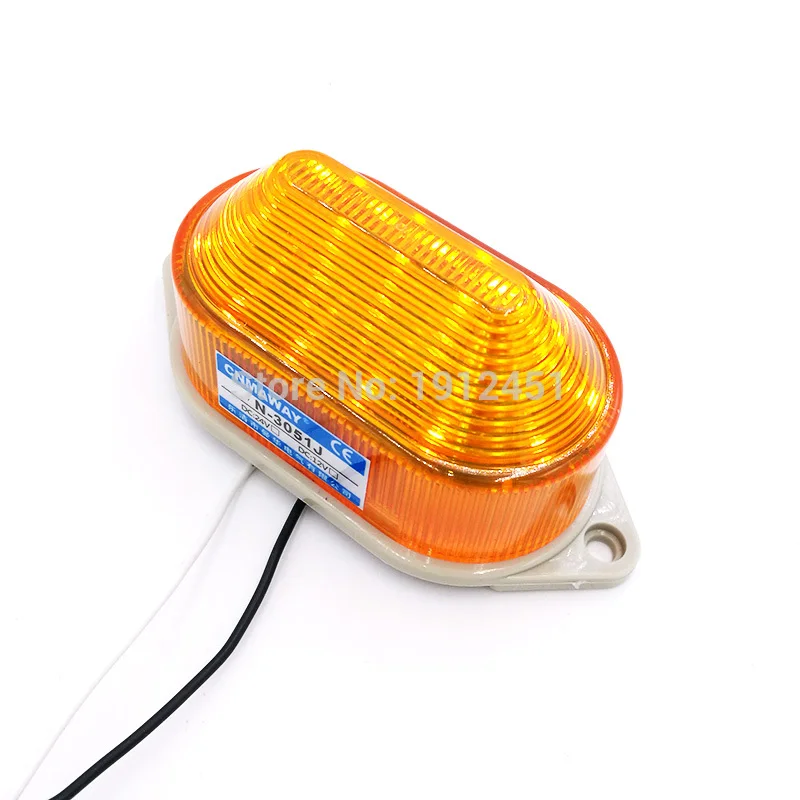 Buzzer Strobe ไฟเตือน TB40 N-3051J 12V 24V 220V ไฟ LED โคมไฟขนาดเล็กกระพริบ Light security Alarm IP44