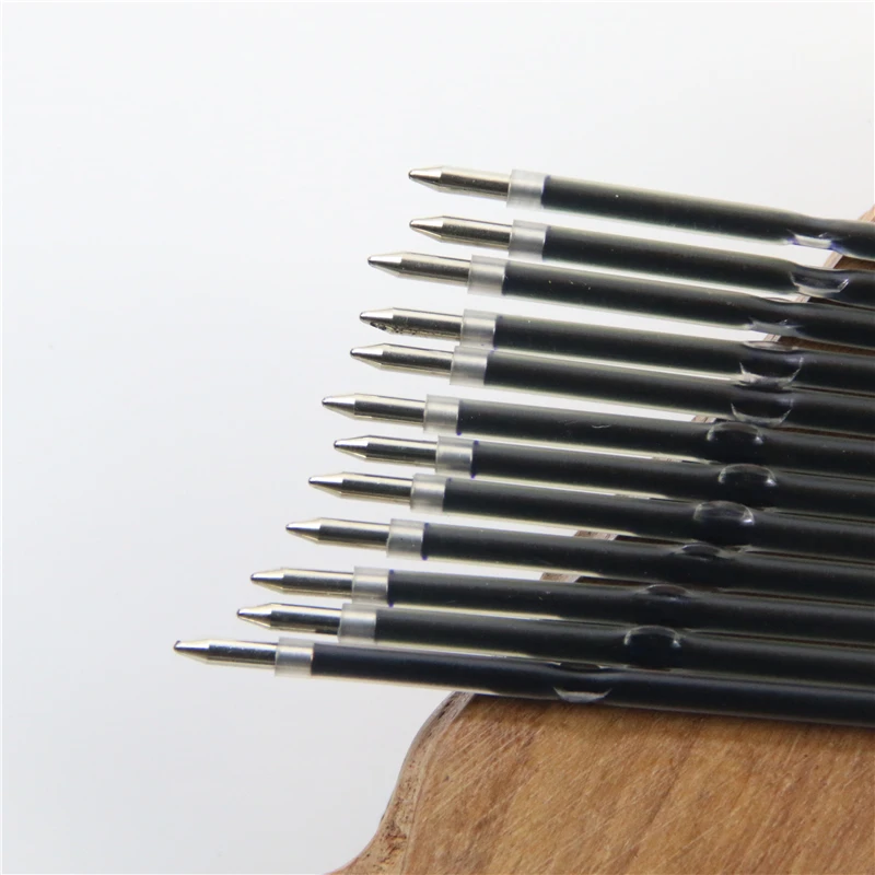 10 Chiếc 0.7Mm Bút Bi Đổ Đen Đỏ Xanh Dương 3 Màu Vật Dụng Văn Phòng Escolar Bút Viết Chất Lượng Cao Mb con Lăn Bút