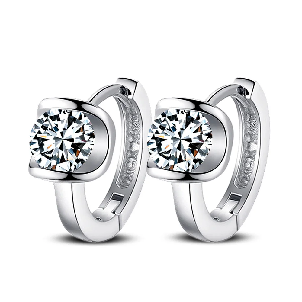 Orecchini-Pendientes de cristal para Mujer, aretes de zirconia, joyería