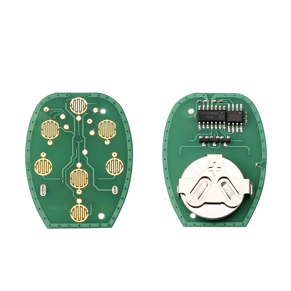 QWMEND 6 ボタンキーレスエントリーリモートキーシボレータホトラバース GMC ユーコン 2007-2014 OUC 15913427   オリジナルの車のキー