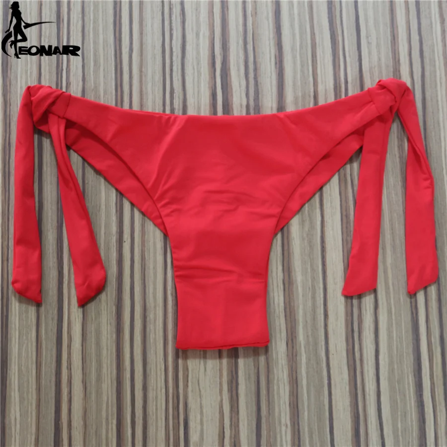 Sexy solide string Bikini coupe brésilienne maillots de bain femmes bas réglable slips maillot de bain culottes sous-vêtements string maillot de bain