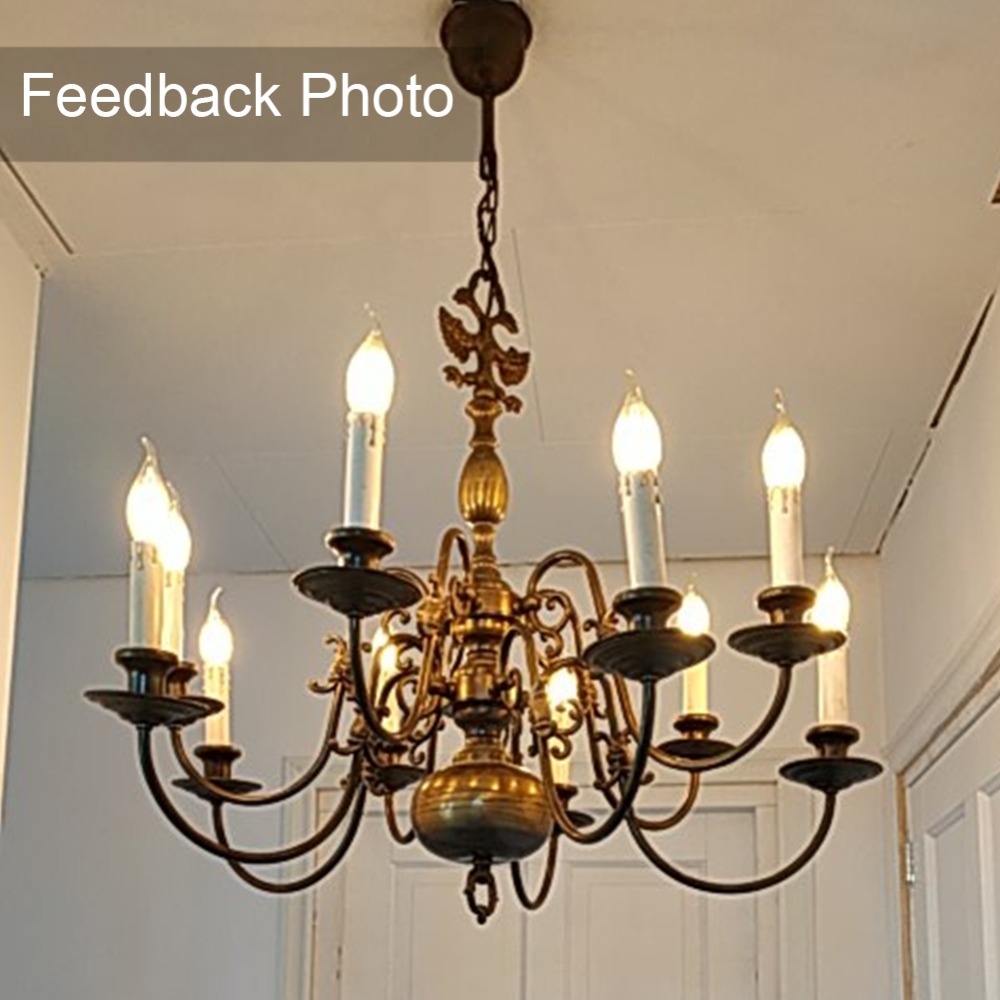 GANRILAND Led E14 Dimmbare Gold Mini Rohr Kronleuchter Nacht Lampe 0,5 W 1 W 2 W 4 W 2200K  E14 220V- 240V Vintage LED Filament Glühbirnen